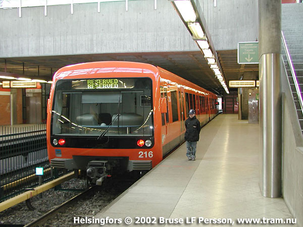 Helsingfors, Finland: tunnelbana