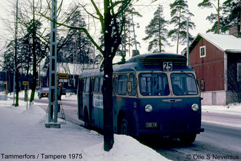 Tammerfors, Finland: trdbuss