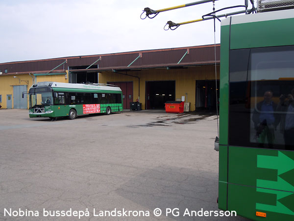 Nobina bussdep, Landskrona