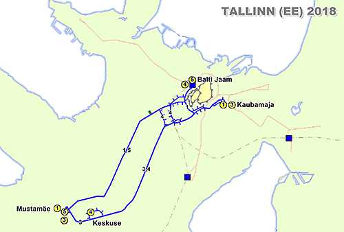 Tallinn, Estland: trdbuss