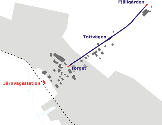 re, Sverige: bergbana