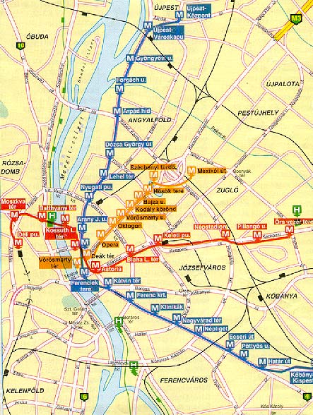 Budapest, Ungern: tunnelbana