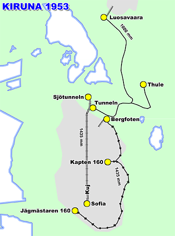 Kiruna, Sverige: gruvsprvg