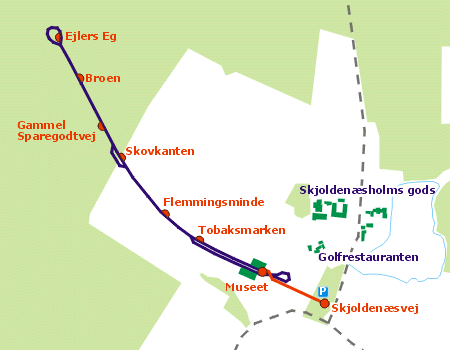 Skjoldensholm, Danmark: sprvg