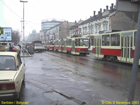 Belgrad, Serbien: spårväg