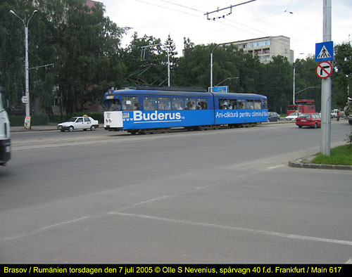 Brasov, Rumänien: spårväg