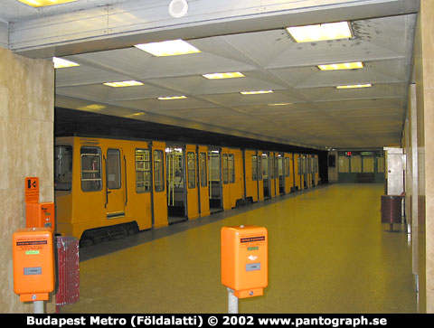 Budapest, Ungern: tunnelbana