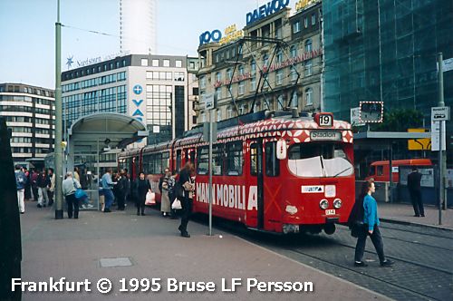 Frankfurt am Main, Tyskland: spårväg