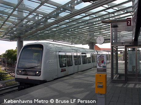 København, Danmark: tunnelbana