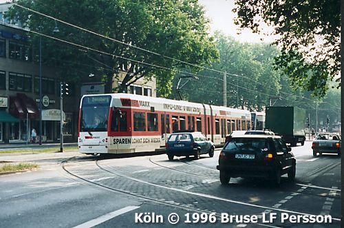 Köln, Tyskland: spårväg