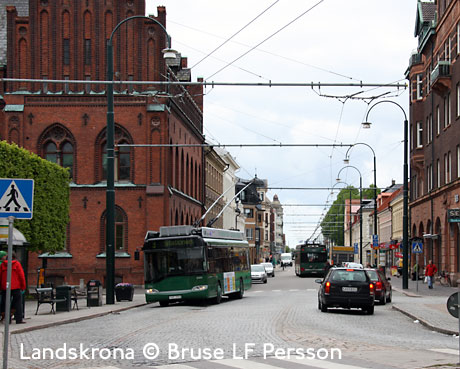 Landskrona, Sverige: trdbuss