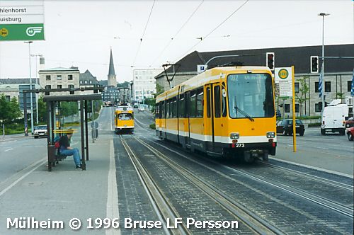 Mülheim, Tyskland: spårväg