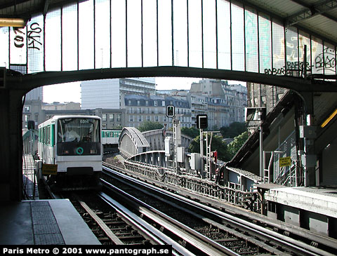 Paris, Frankrike: tunnelbana