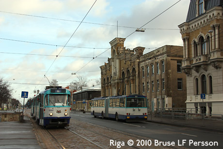 Riga, Lettland: spårväg