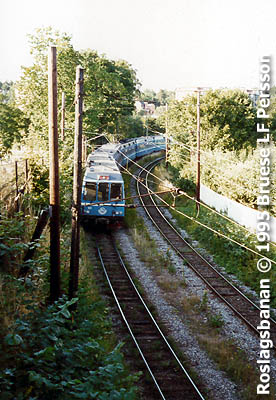 Stockholm, Sverige: förortsbana