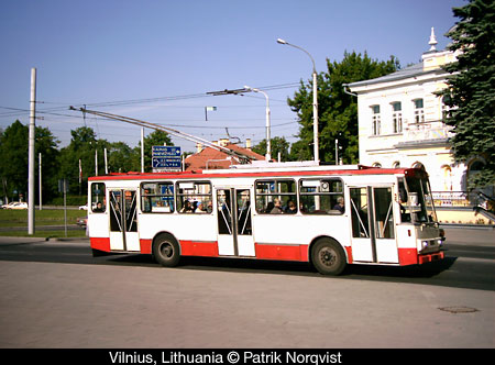 Vilnius, Litauen: trdbuss